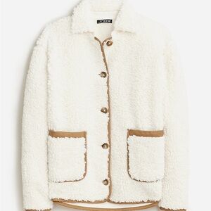 J.Crew Faux Sherpa Barn Jacket
